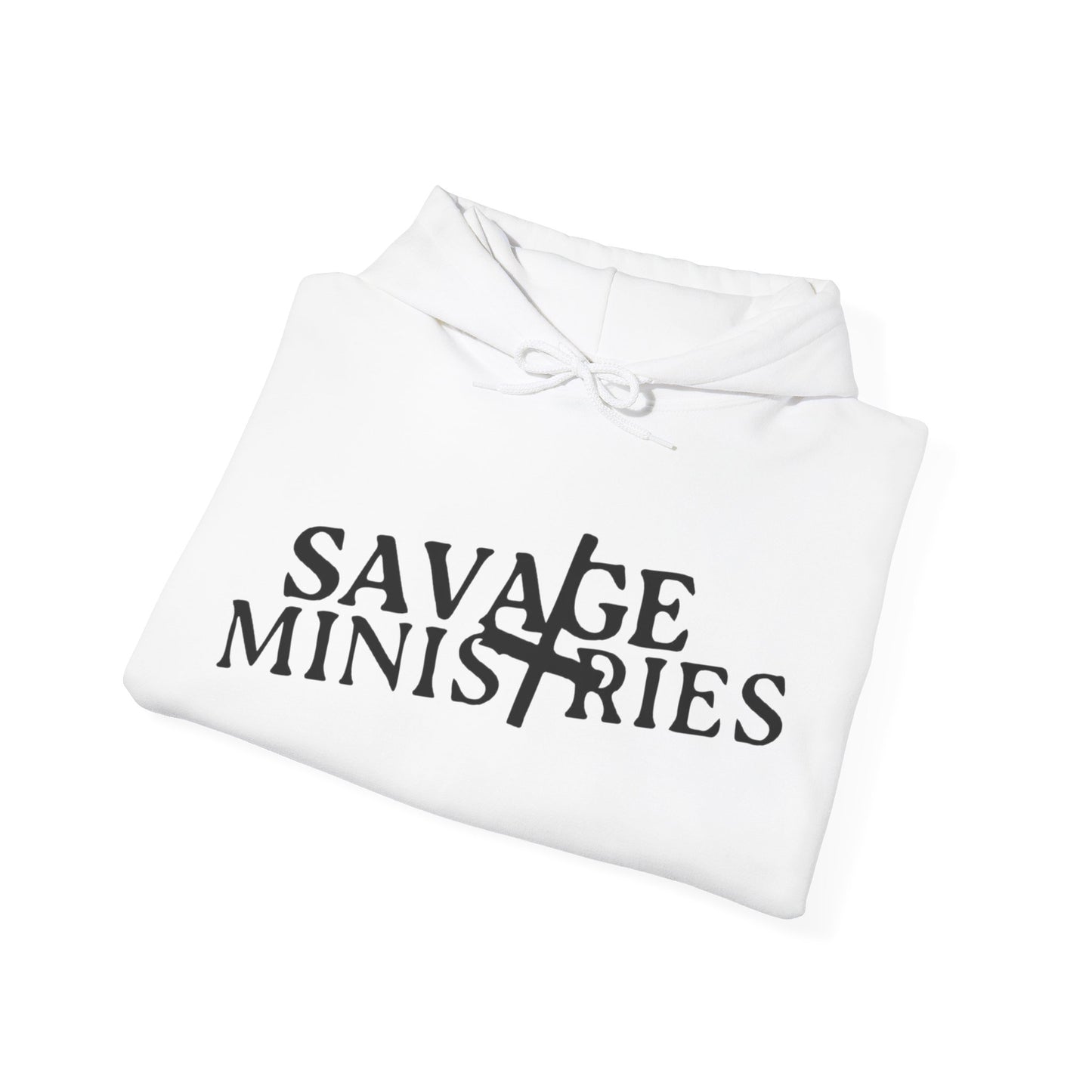 Savage Ministry Unisex Heavy Blend™ Hooded Sweatshirt with Pentagremlin/Savager