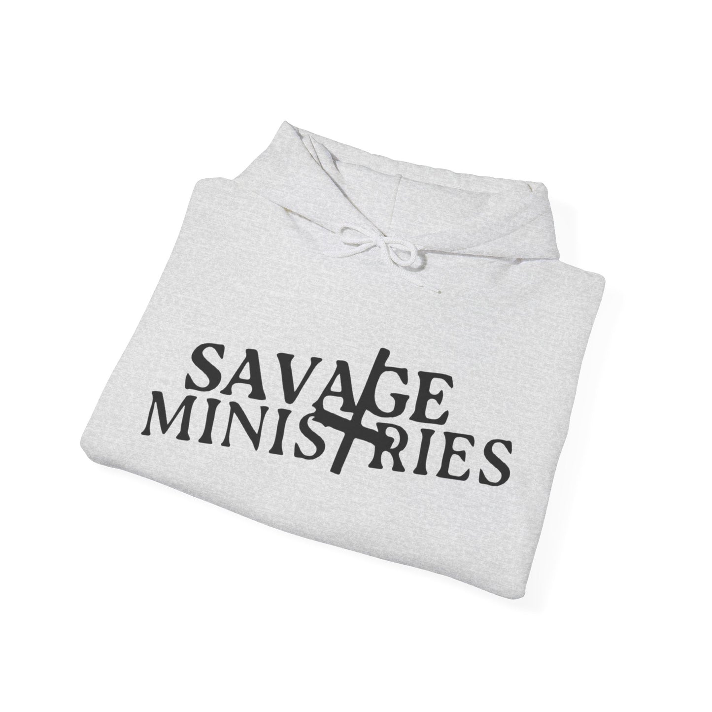 Savage Ministry Unisex Heavy Blend™ Hooded Sweatshirt with Pentagremlin/Savager